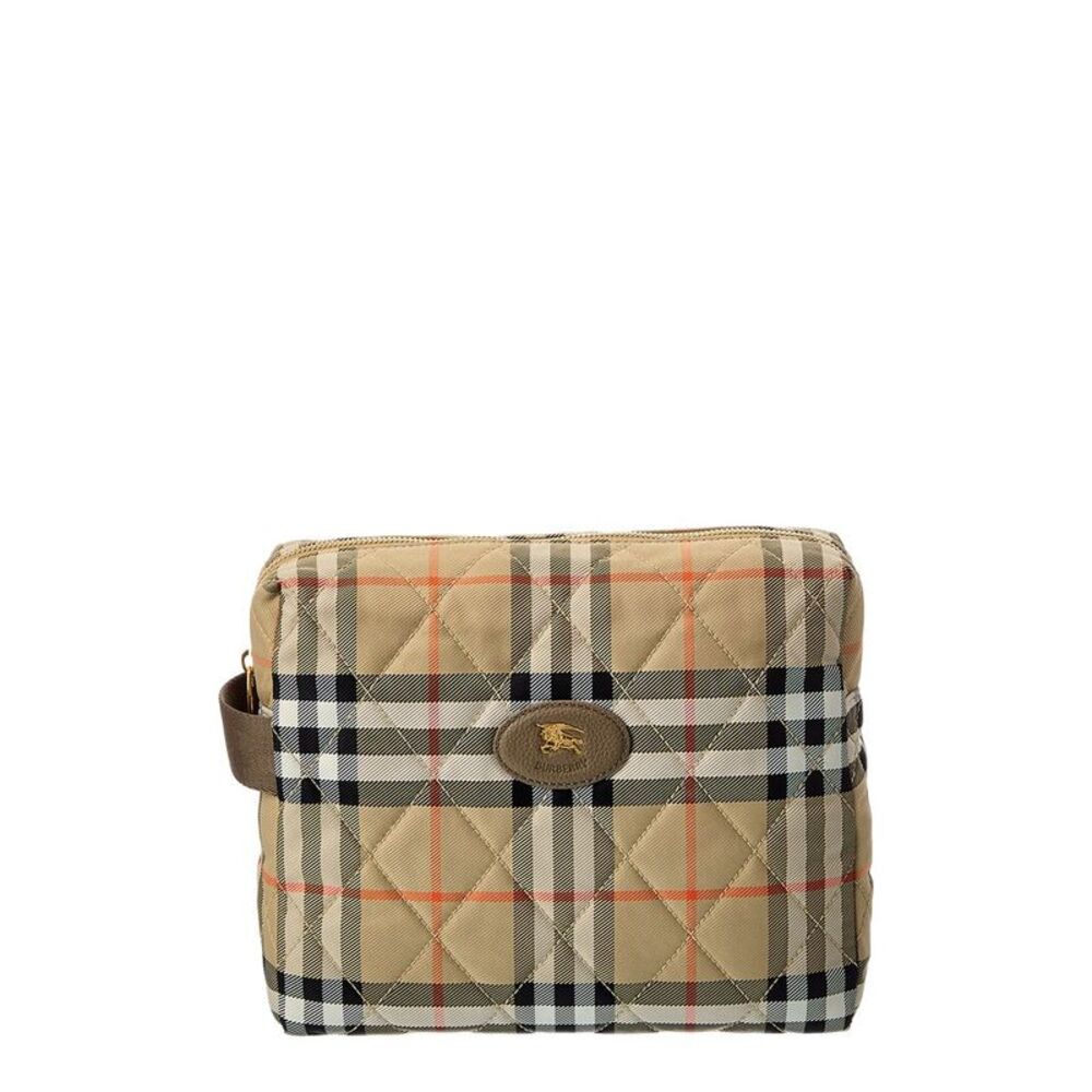 Burberry Girls Check Canvas Pouch